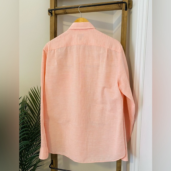 J. Crew Men's Light Coral Button-Down Shirt - Picture 8 of 10